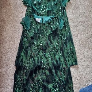 Like New TWO Girls Christmas Dresses